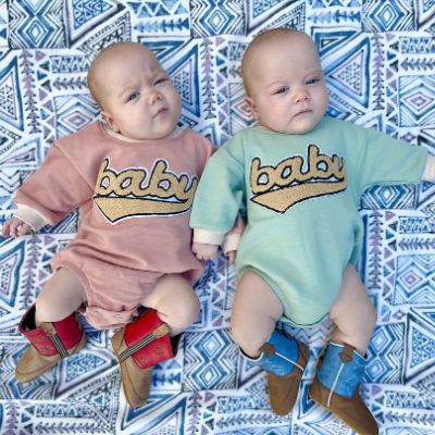 Maisy Joanne Stocklin and her twin brother, Wesley Koy Stocklin.